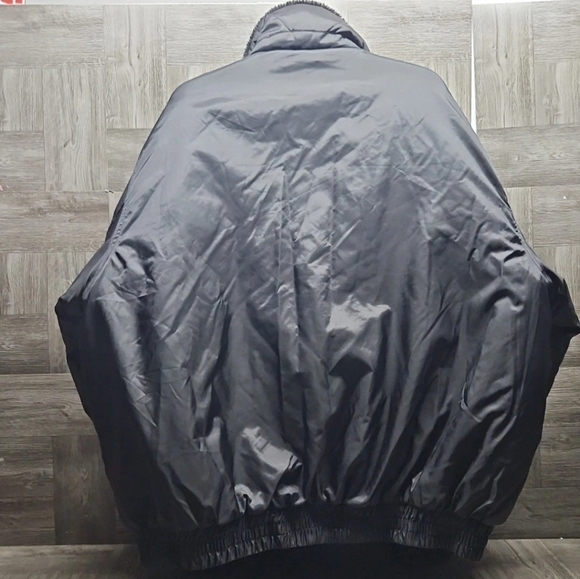 National Patrol Black Bomber Jacket Elastic Waist - Picture 7 of 9